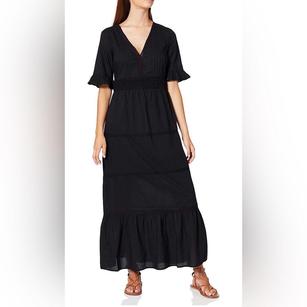 Boho Black Dress
